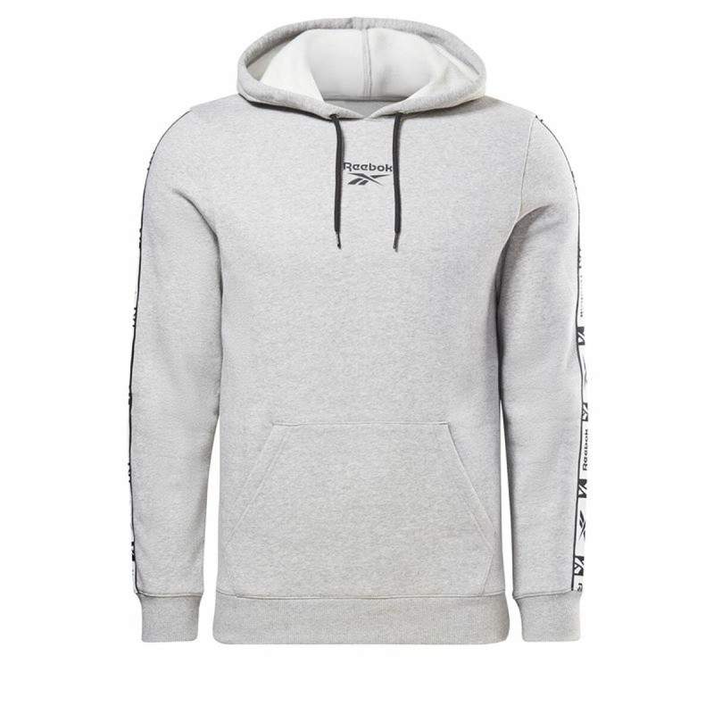 Sweat à capuche homme Reebok RI Tape OTH Gris Sweat à capuche homme Reebok RI Tape OTH Gris