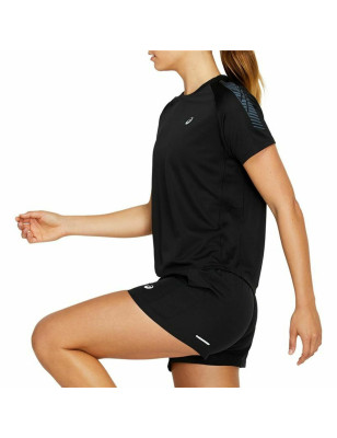 Women’s Short Sleeve T-Shirt Asics  Icon SS Black