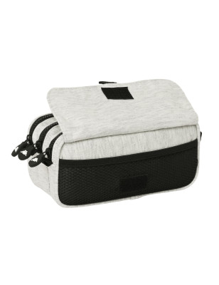 Trousse Fourre-Tout Triple Kappa Grey knit Gris (21,5 x 10 x 8 cm)