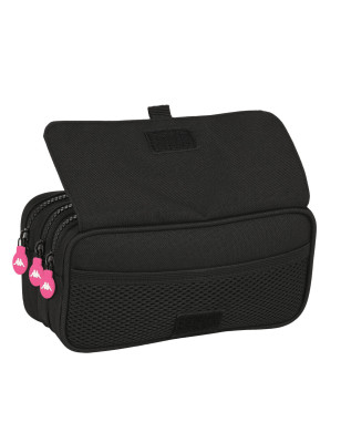 Portaoggetti Triplo Kappa Black and pink Nero (21,5 x 10 x 8 cm)