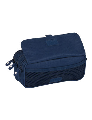Triple Carry-all Kappa Navy Navy Blue (21,5 x 10 x 8 cm)