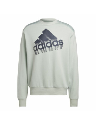 Sweat sans capuche unisex Adidas Essentials Brand Love Turquoise