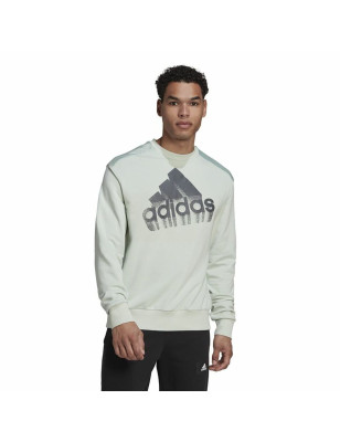 Sweat sans capuche unisex Adidas Essentials Brand Love Turquoise
