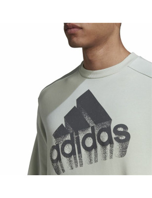 Sweat sans capuche unisex Adidas Essentials Brand Love Turquoise