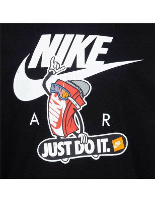 Children’s Sweatshirt without Hood Nike Snowboarding Black