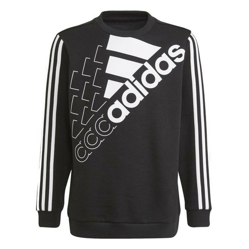 Children’s Sweatshirt Adidas Essentials Logo K Black Children’s Sweatshirt Adidas Essentials Logo K Black