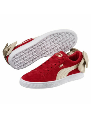 Women's casual trainers Puma Sportswear Suede Bow Varsity Red