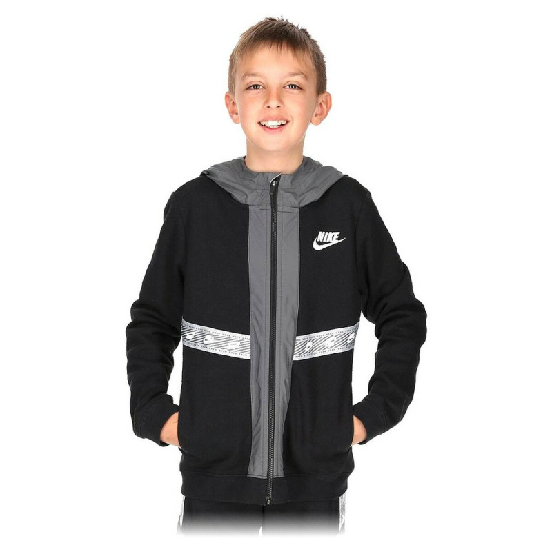 Veste de Sport pour Enfants Nike Noir Coton Veste de Sport pour Enfants Nike Noir Coton