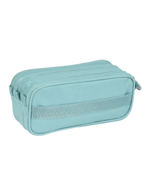 Trousse Fourre-Tout Triple Kappa 21,5 x 10 x 8 cm Bleu