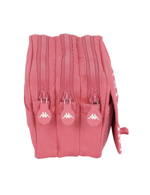 Trousse Fourre-Tout Triple Kappa Marsala 21,5 x 10 x 8 cm