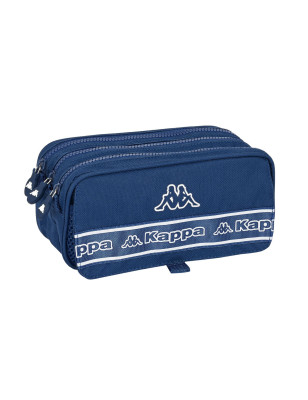 Trousse Fourre-Tout Triple Kappa 21,5 x 10 x 8 cm Blue marine