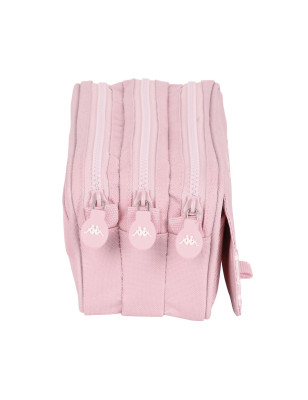 Trousse Fourre-Tout Triple Kappa 21,5 x 10 x 8 cm Rose