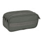 Trousse Fourre-Tout Triple Kappa 21,5 x 10 x 8 cm Gris Trousse Fourre-Tout Triple Kappa 21,5 x 10 x 8 cm Gris