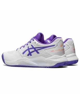 Chaussures de Tennis pour Femmes Asics Gel-Challenger 13 Clay Blanc