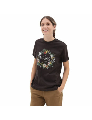 Maglia a Maniche Corte Donna Vans Wreath Of Flowers Bff Tee-B