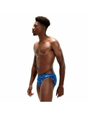 Costume da Bagno Uomo Speedo Allover Brief Azzurro