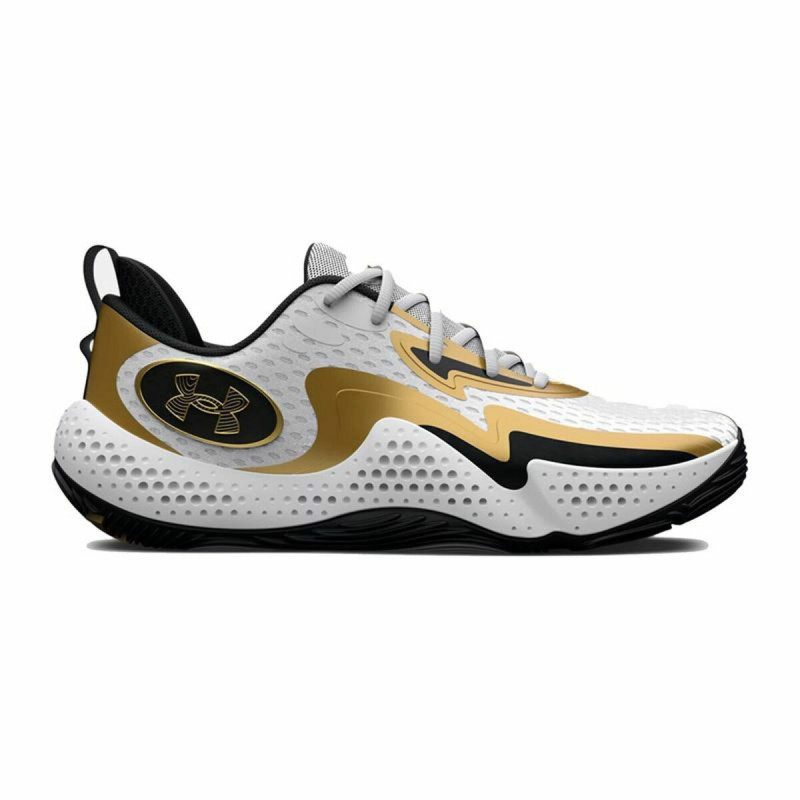 Scarpe da Basket per Adulti Under Armour Spawn 5 Bianco Scarpe da Basket per Adulti Under Armour Spawn 5 Bianco