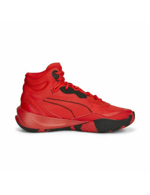 Basketball Shoes for Adults Puma Playmaker Pro Mid Red