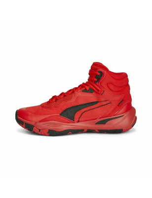Basketball Shoes for Adults Puma Playmaker Pro Mid Red