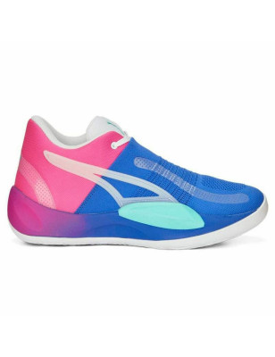 Scarpe da Basket per Adulti Puma Rise Rosa Azzurro