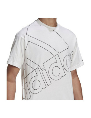 T-shirt à manches courtes homme Adidas Giant Logo Blanc