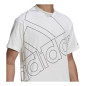 Maglia a Maniche Corte Uomo Adidas Giant Logo Bianco Maglia a Maniche Corte Uomo Adidas Giant Logo Bianco