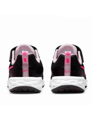 Chaussures de Sport pour Enfants Nike REVOLUTION 6 DD1095 007 Noir