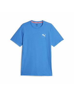 T-shirt à manches courtes homme Puma Run Favorite Ss Bleu ciel