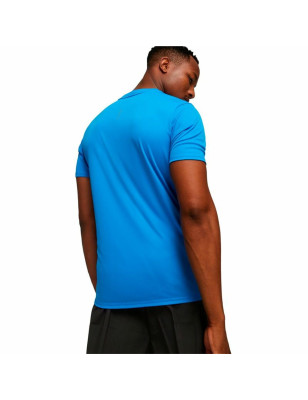 Maglia a Maniche Corte Uomo Puma Run Favorite Ss Blu cielo
