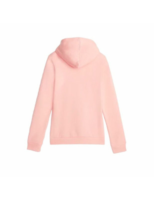 Felpa per Bambini Puma Ess Logo Fl Salmone