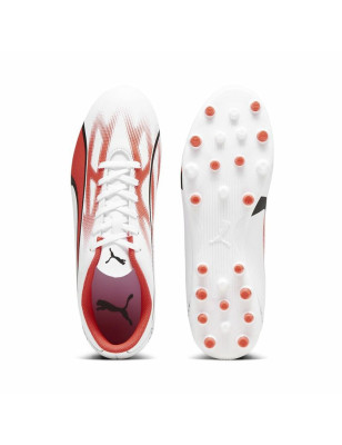 Adult's Football Boots Puma Ultra Play MG White Red