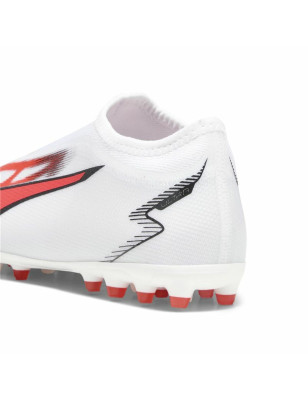 Childrens Football Boots Puma Ultra Match Ll MG White