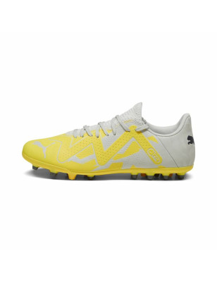 Adult's Football Boots Puma Future Play MG Yellow Grey