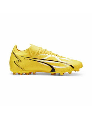 Scarpe da Calcio per Adulti Puma Ultra Match MG Giallo