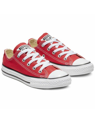 Scarpe da Tennis Casual Bambino Converse Chuck Taylor All Star Rosso