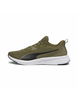 Running Shoes for Adults Puma Flyer Lite Men Olive