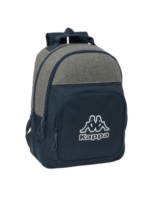 Cartable Kappa Dark navy Gris Blue marine 32 x 42 x 15 cm
