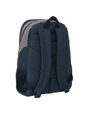 School Bag Kappa Dark navy Grey Navy Blue 32 x 44 x 16 cm