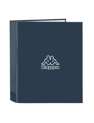 Raccoglitore ad anelli Kappa Dark navy Blu Marino A4 27 x 33 x 6 cm