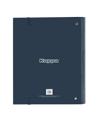 Ring binder Kappa Dark navy Navy Blue 27 x 32 x 3.5 cm