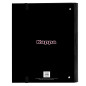 Ring binder Kappa Silver pink Black Pink 27 x 32 x 3.5 cm Ring binder Kappa Silver pink Black Pink 27 x 32 x 3.5 cm