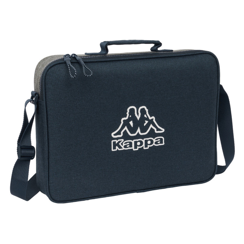 Borsa per la scuola Kappa Dark navy Grigio Blu Marino 38 x 28 x 6 cm Borsa per la scuola Kappa Dark navy Grigio Blu Marino 38 x 28 x 6 cm