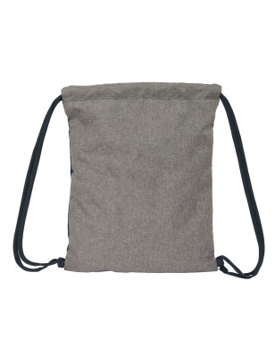 Sac à dos serré par des ficelles Kappa Dark navy Gris Blue marine 35 x 40 x 1 cm