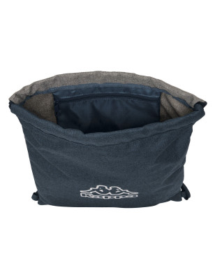 Backpack with Strings Kappa Dark navy Grey Navy Blue 35 x 40 x 1 cm