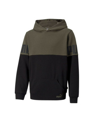 Men’s Sweatshirt without Hood Puma Colorblock Green