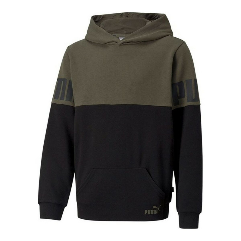 Sweat sans capuche homme Puma Colorblock Vert Sweat sans capuche homme Puma Colorblock Vert