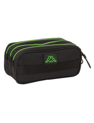 Triple Carry-all Kappa Black Black 21,5 x 10 x 8 cm