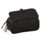 Trousse Fourre-Tout Triple Kappa Black Noir 21,5 x 10 x 8 cm Trousse Fourre-Tout Triple Kappa Black Noir 21,5 x 10 x 8 cm