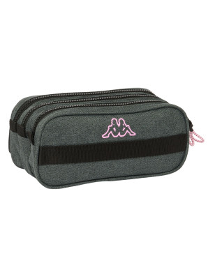 Triple Carry-all Kappa Silver pink Grey 21,5 x 10 x 8 cm