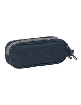 Double Carry-all Kappa Dark navy Grey Navy Blue 21 x 8 x 6 cm